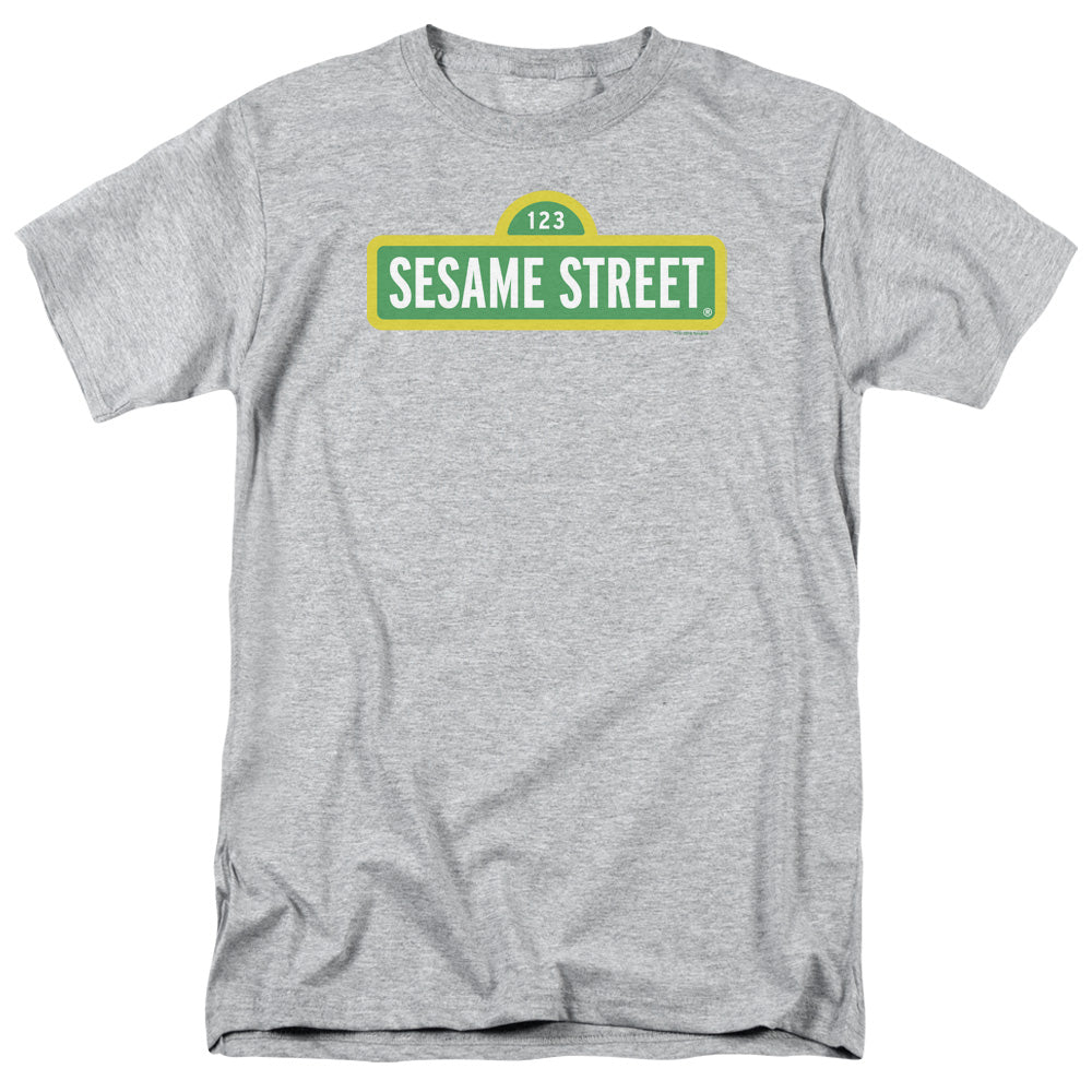 Sesame Street™ Shirt - Adult Unisex Short Sleeve T-Shirt - Officially Licensed - Logo Grey - S M L XL 2X 3X 4X 5X