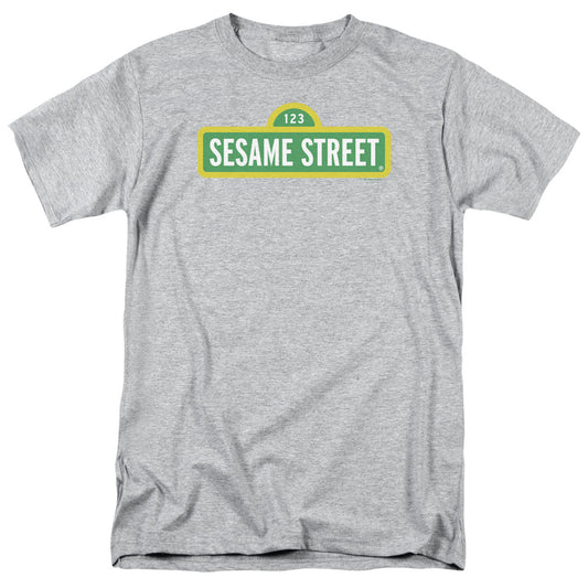 Sesame Street™ Shirt - Adult Unisex Short Sleeve T-Shirt - Officially Licensed - Logo Grey - S M L XL 2X 3X 4X 5X