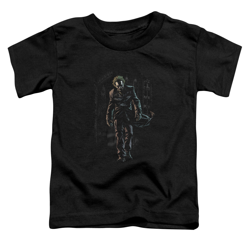 Batman™ - Toddler Kids T-Shirt (Ages 2-4) - Short Sleeve Toddler Tee - Joker Leaves Arkham - Officially Licensed - 2T 3T 4T