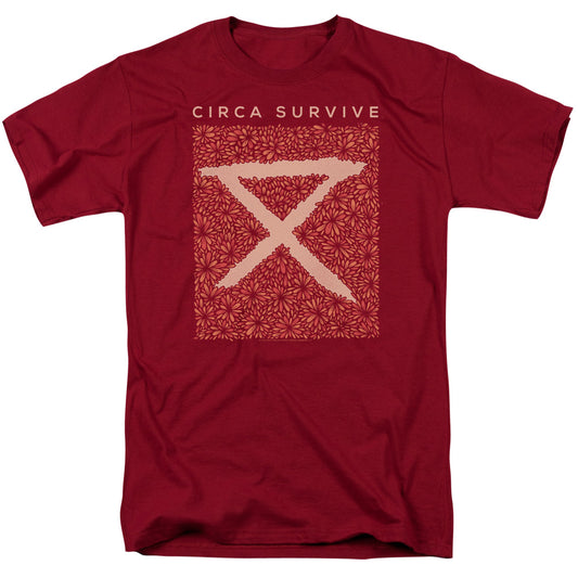 Circa Survive™ Rock Band Shirt - Officially Licensed - Floral Short - Adult Unisex Short Sleeve T-Shirt