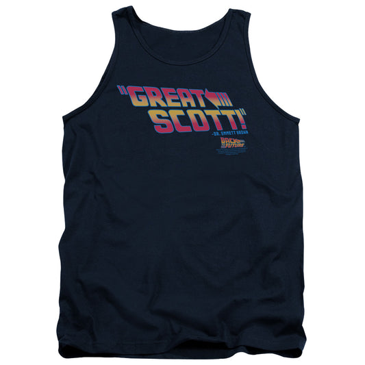 Back To The Future - Great Scott Adult Tank - Forces Of Mankind