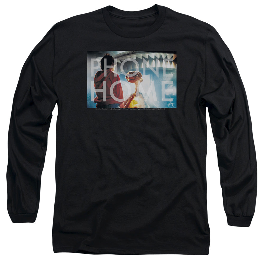 E.T.™ Movie Long Sleeve Shirt - Officially Licensed - Knockout - Unisex Adult Long Sleeve T-Shirt
