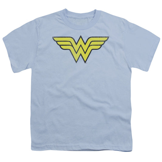 Wonder Woman™ - Youth Short Sleeve T-Shirt - Kids T Shirt - Logo Distressed - DC Comics Vintage - Officially Licensed - S M L XL