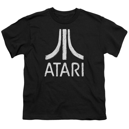 Atari - Youth Kids T-Shirt (Ages 7+) - Short Sleeve Youth T Shirt - Rough Logo - Officially Licensed - S M L XL