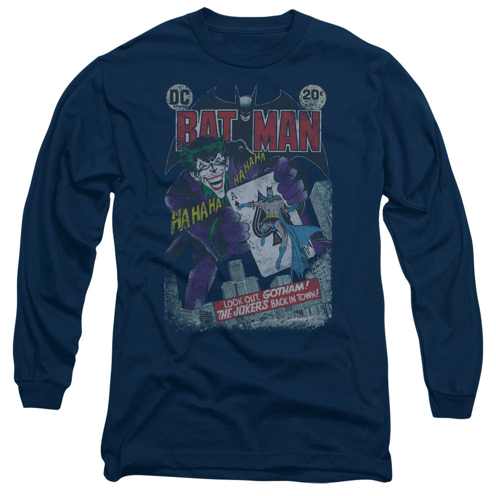 Batman - #251 Distressed Long Sleeve Adult 18/1 - Forces Of Mankind