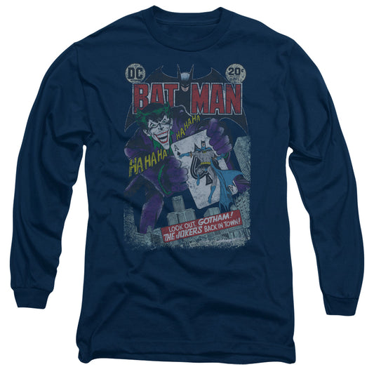 Batman - #251 Distressed Long Sleeve Adult 18/1 - Forces Of Mankind