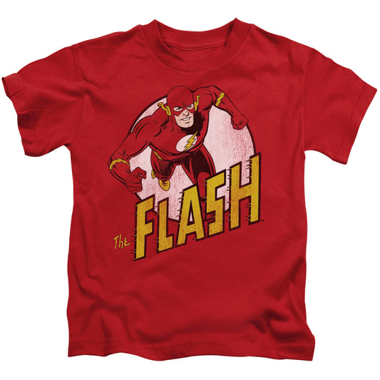 The Flash™ Kids Shirt (Ages 4-7) Red - Officially Licensed - Run Flash Run - Short Sleeve Juvenile Kids T-Shirt - Size 4 5 6 7