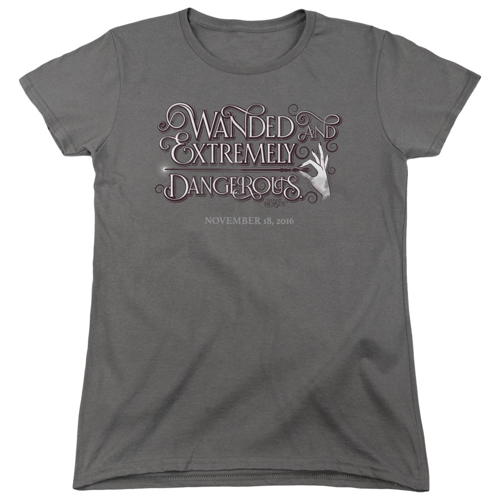 Fantastic Beasts - Wanded Short Sleeve Women's Tee - Forces Of Mankind