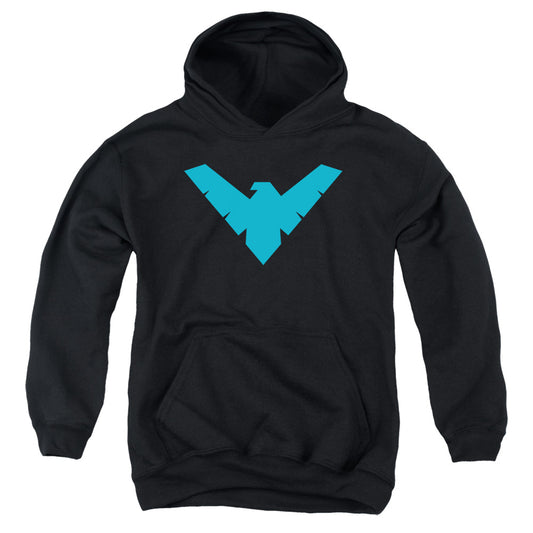 Batman - Nightwing Symbol Youth Pull Over Hoodie - Forces Of Mankind