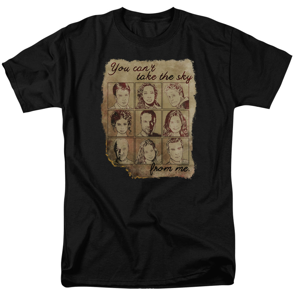 Firefly - Burned Poster Short Sleeve Adult 18/1 - Forces Of Mankind