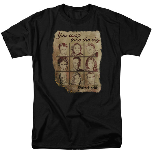 Firefly - Burned Poster Short Sleeve Adult 18/1 - Forces Of Mankind