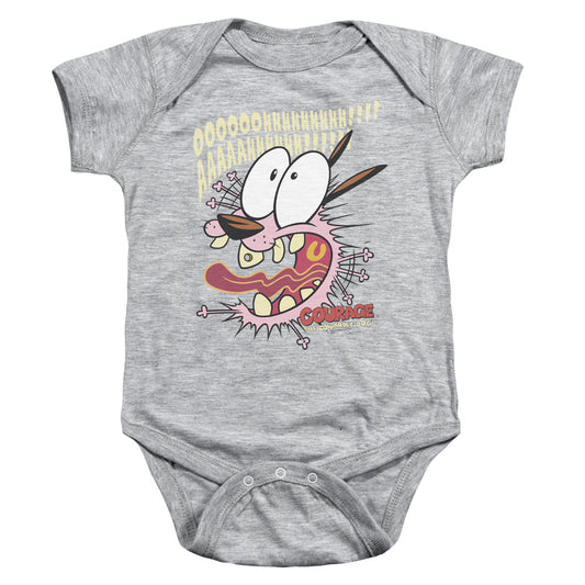 Courage The Cowardly Dog™ Baby Onesie© - Officially Licensed - Scaredy Dog - Infant Snapsuit, Baby Shower Gift, Baby Bodysuit, Girl, Boy