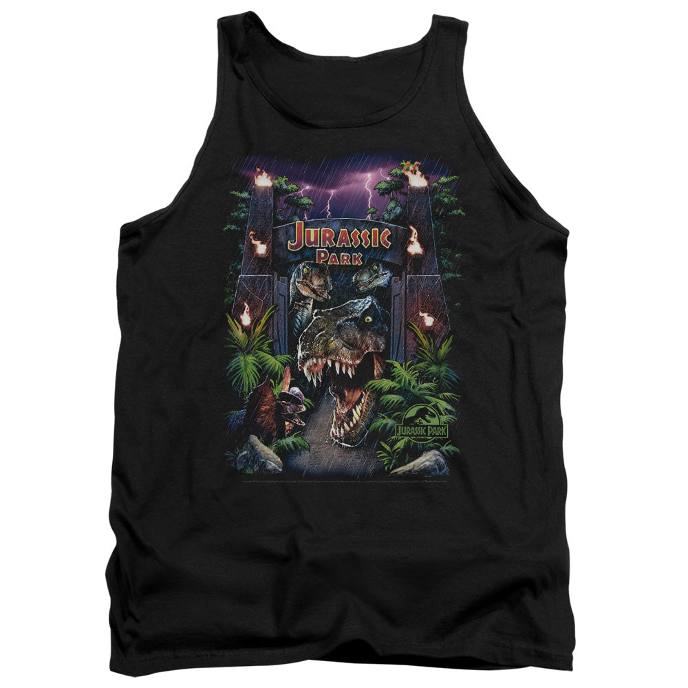 Jurassic Park - Welcome To The Park Adult Tank - Forces Of Mankind