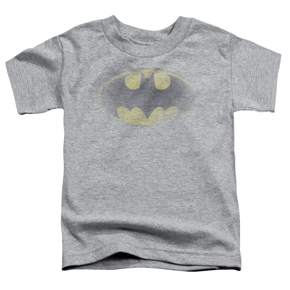 Batman - Faded Logo Short Sleeve Toddler Tee - Forces Of Mankind