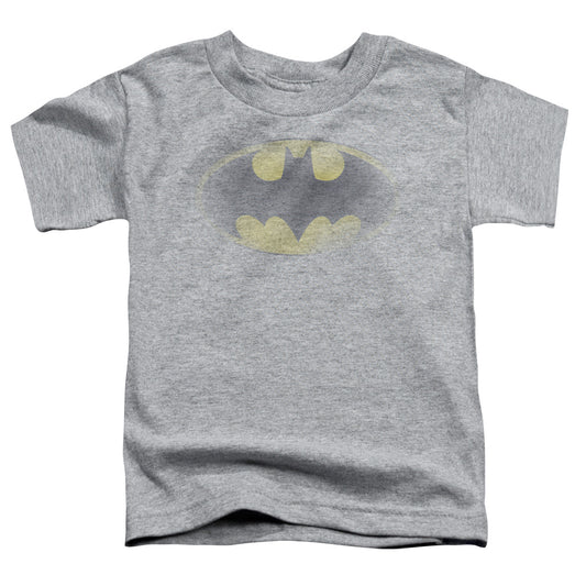 Batman - Faded Logo Short Sleeve Toddler Tee - Forces Of Mankind