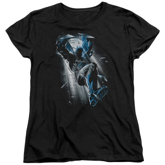 Batman - Bat Crash Short Sleeve Women's Tee - Forces Of Mankind