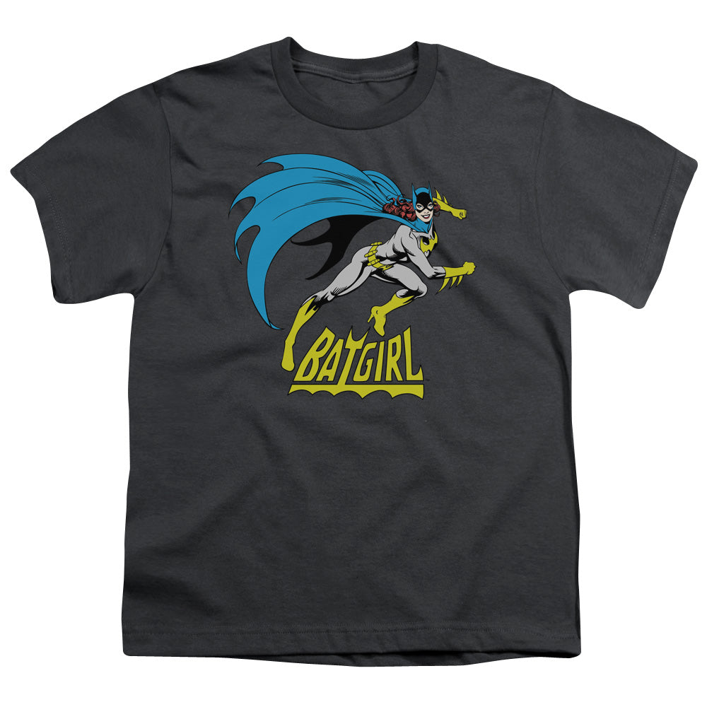 Batgirl - Youth Kids T-Shirt (Ages 7+) - Short Sleeve Youth T Shirt - Is Hot - DC Comics Vintage - Officially Licensed - S M L XL