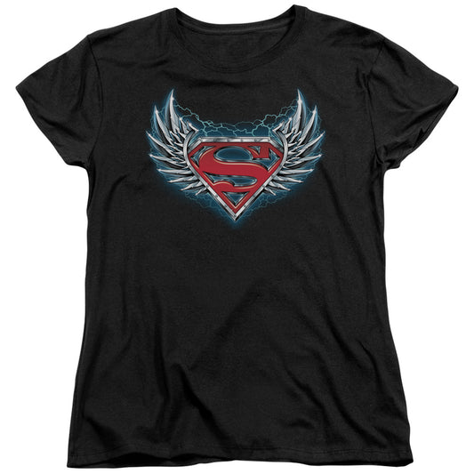 Superman - Steel Wings Logo Short Sleeve Women's Tee