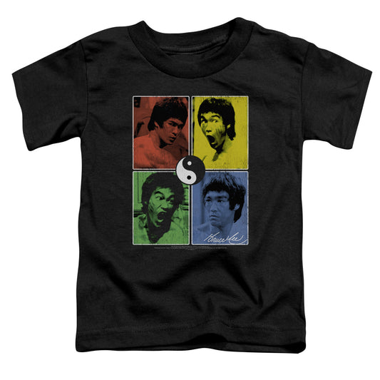 Bruce Lee - Toddler Kids T-Shirt (Ages 2-4) - Short Sleeve Toddler Tee - Enter Color Block - Officially Licensed - 2T 3T 4T