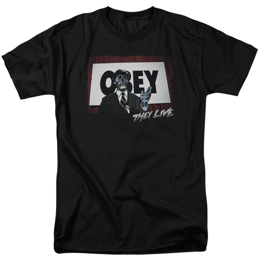 They Live™ Horror Movie Shirt - Officially Licensed - Obey - Unisex Adult Short Sleeve T-Shirt