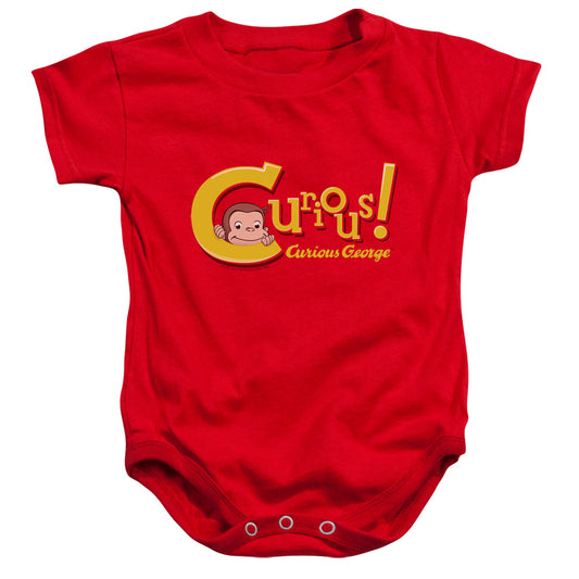 Curious George - Baby Onesie - Officially Licensed - Curious - Infant Snapsuit, Baby Bodysuit, Baby Clothes, Baby Boy Girl Gift