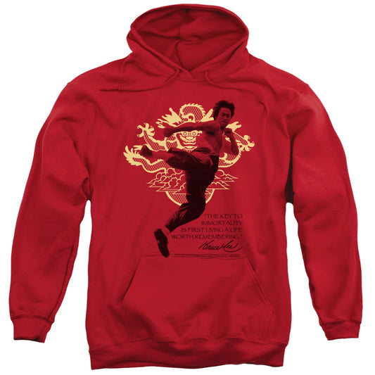 Bruce Lee™ Hoodie - Officially Licensed - Immortal Dragon - Adult Unisex Pull Over Hoodie