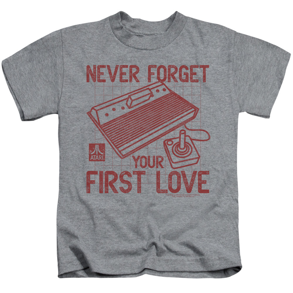 Atari™ Kids Shirt (Ages 4-7) - Officially Licensed - First Love - Short Sleeve Juvenile Kids T-Shirt - Size 4 5 6 7