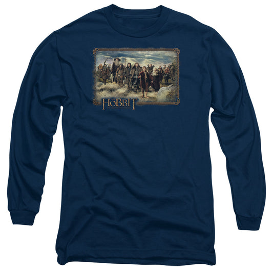 The Hobbit - Hobbit & Company - Unisex Adult Long Sleeve T-Shirt - Lord Of The Things, Tolkien, Tshirt, Movie, Bilbo Baggins, Jrr, Frodo
