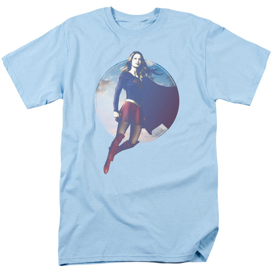 Supergirl™ TV Show Shirt - Officially Licensed - Cloudy Circle - Adult Unisex Short Sleeve T-Shirt
