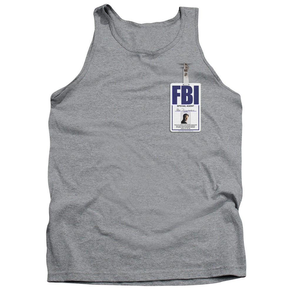 The X-Files™ - Adult Unisex Tank Top - Mulder Badge - Officially Licensed