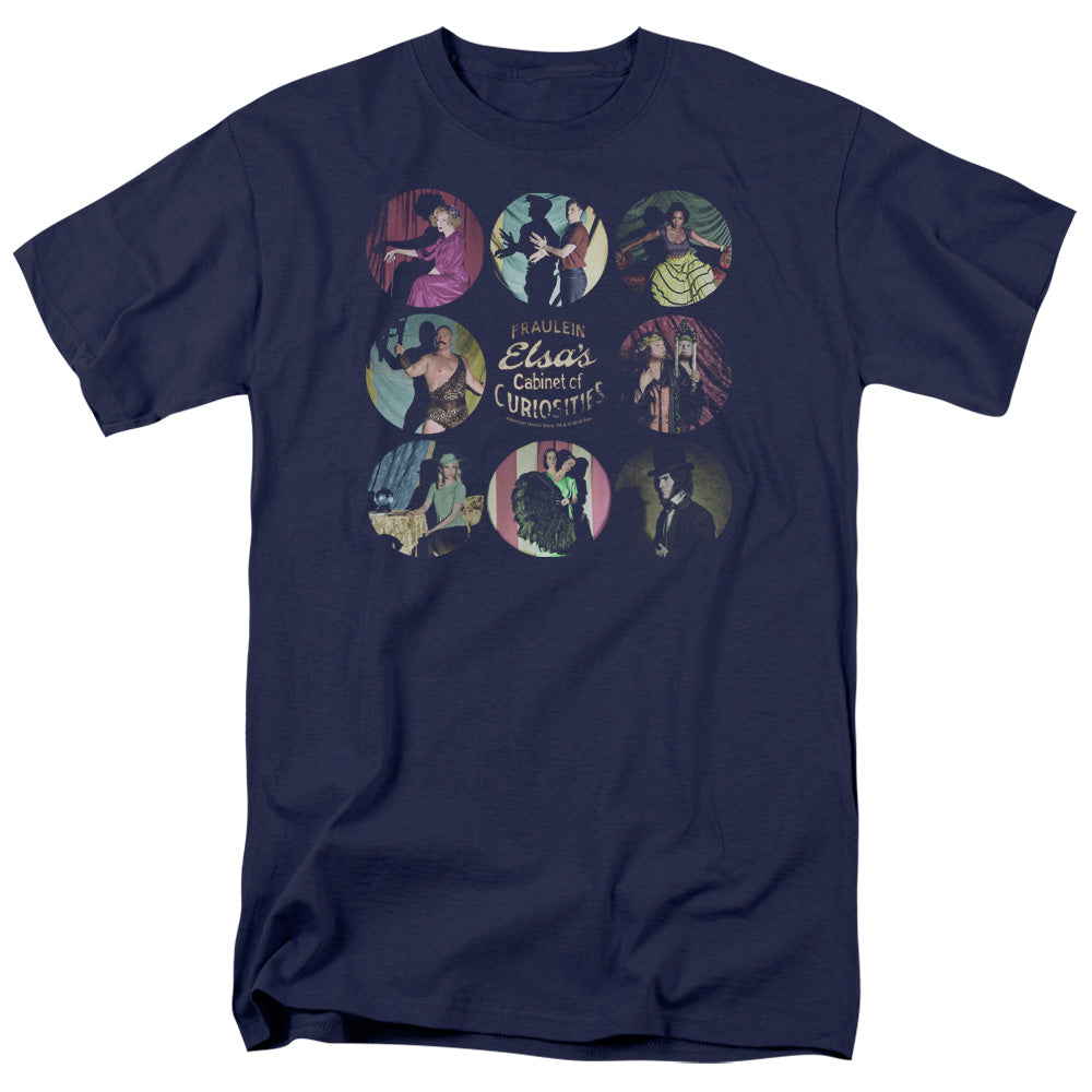 American Horror Story™ Shirt - Adult Unisex Short Sleeve T-Shirt - Cabinet Of Curiosities - Officially Licensed - AHS Harmons