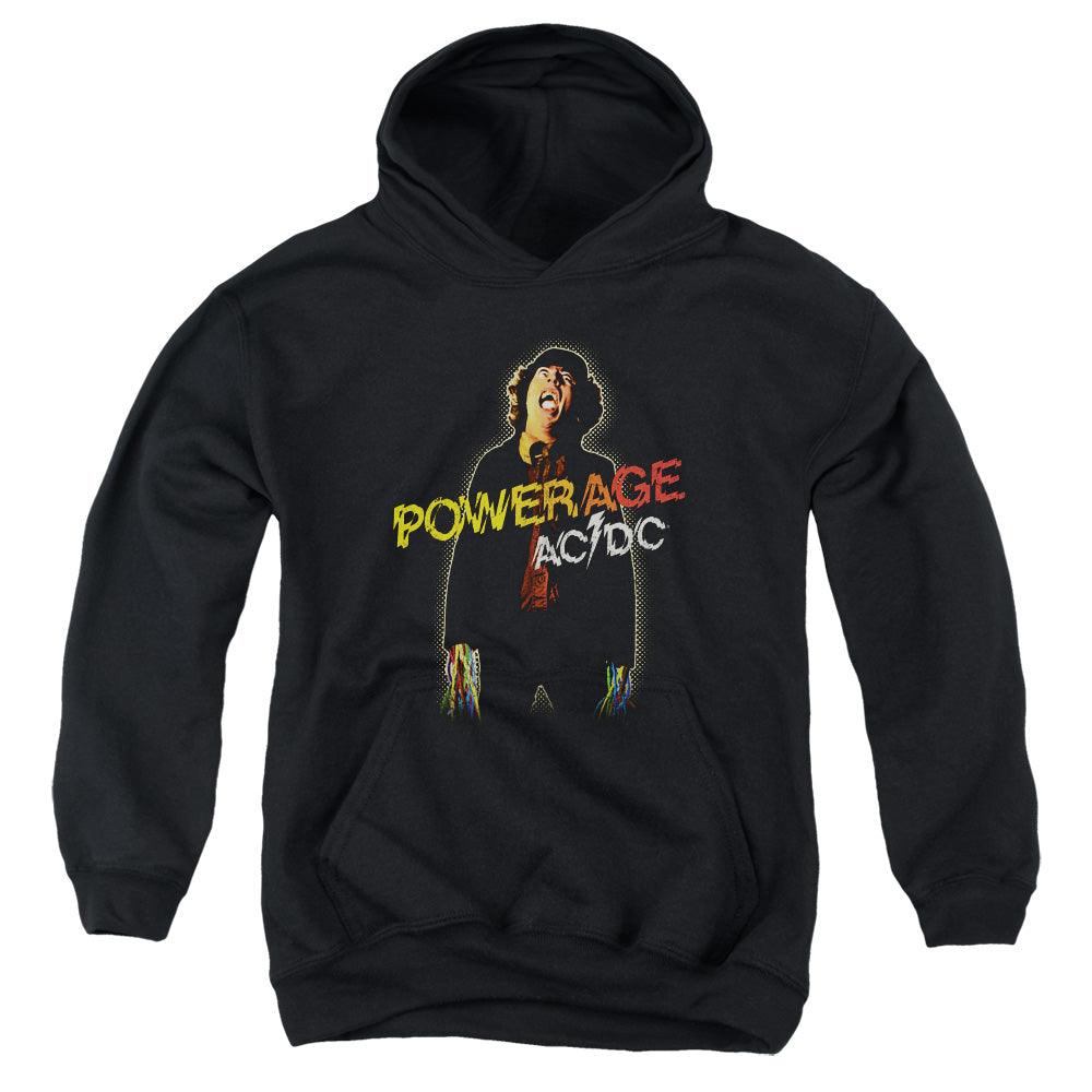 Acdc - Powerage Youth Pull Over Hoodie - Forces Of Mankind
