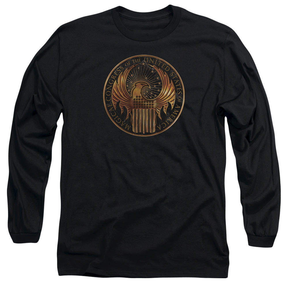 Fantastic Beasts - Magical Congress Crest Long Sleeve Adult 18/1 - Forces Of Mankind