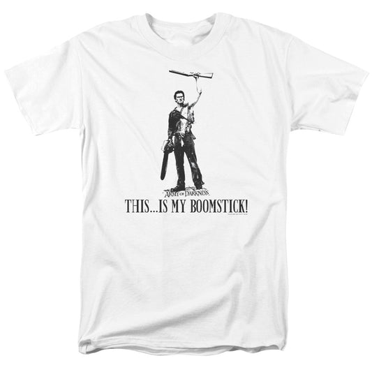 Army Of Darkness™ Movie Shirt - Officially Licensed - Adult Unisex Short Sleeve T-Shirt - Boomstick!