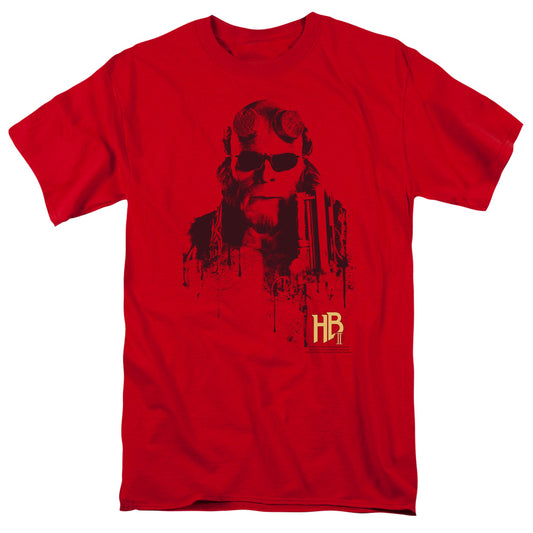 Hellboy™ 2 Shirt - Splatter Gun - Officially Licensed - Adult Unisex Short Sleeve T-Shirt