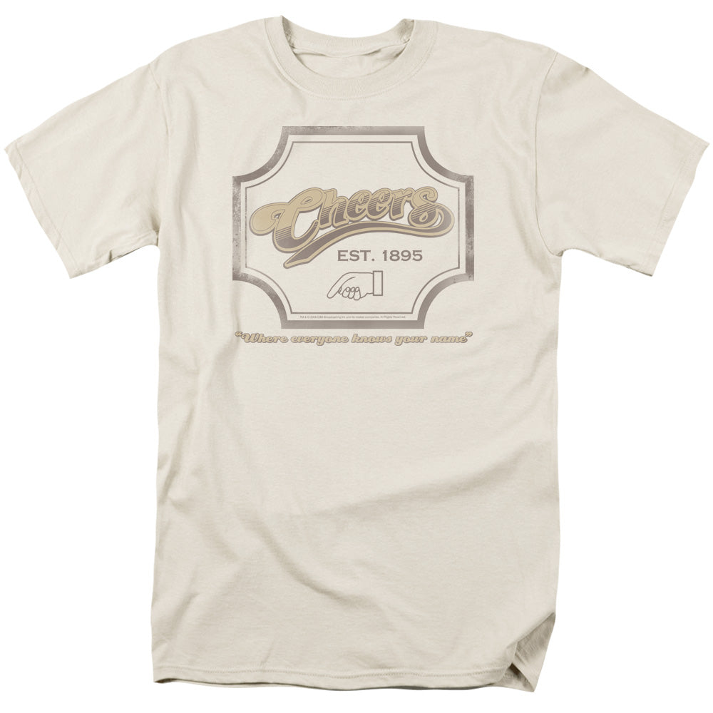Cheers™ TV Show Shirt - Officially Licensed - Sign - Adult Unisex Short Sleeve T-Shirt