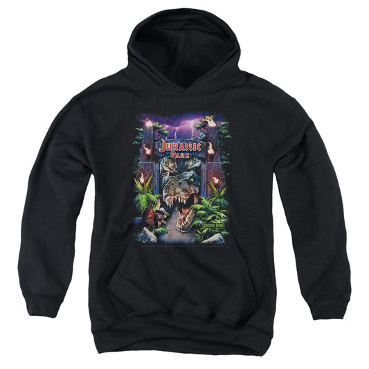 Jurassic Park - Welcome To The Park Youth Pull Over Hoodie - Forces Of Mankind