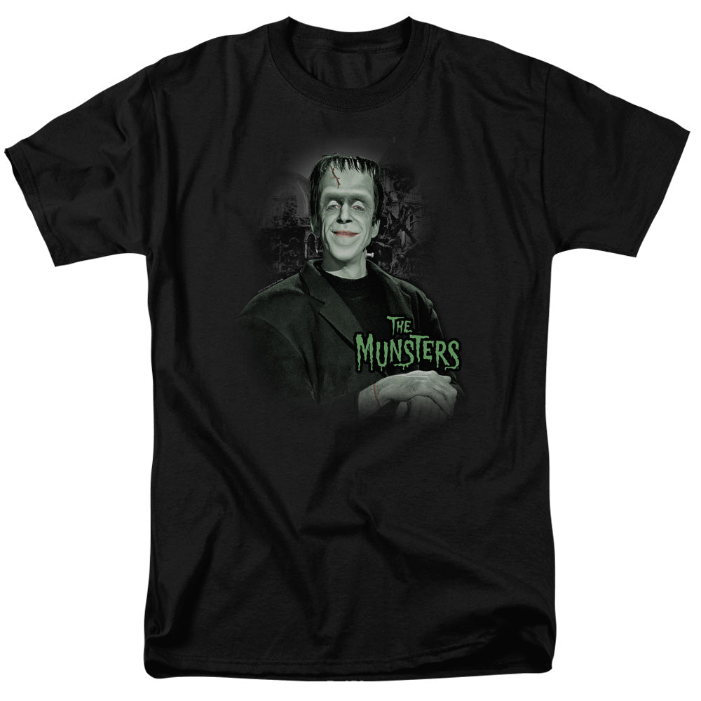 The Munsters™ Shirt - Man Of The House - Frankenstein Shirt - Adult Unisex Short Sleeve T-Shirt - Officially Licensed