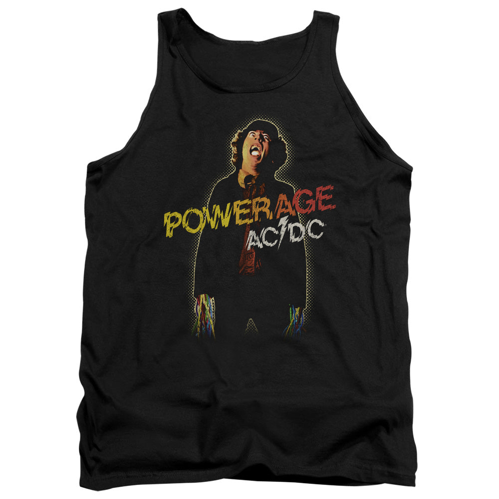 Acdc - Powerage Adult Tank - Forces Of Mankind