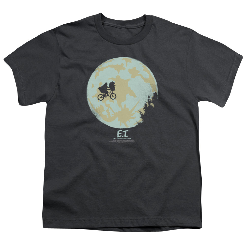 E.T.™ - Youth Kids T-Shirt (Ages 7+) - Short Sleeve Youth T Shirt - In The Moon - Officially Licensed - S M L XL