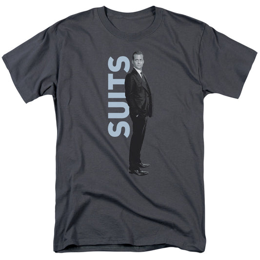 Suits™ TV Show Shirt - Officially Licensed - Suit Standing - Adult Unisex Short Sleeve T-Shirt