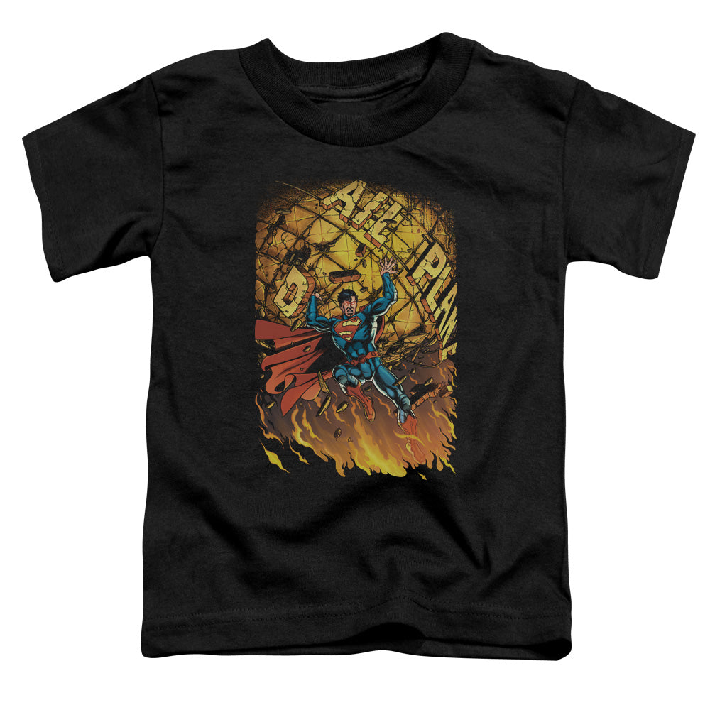 Superman™ - Toddler Kids T-Shirt (Ages 2-4) - Short Sleeve Toddler Tee - Superman #1 - Officially Licensed - 2T 3T 4T