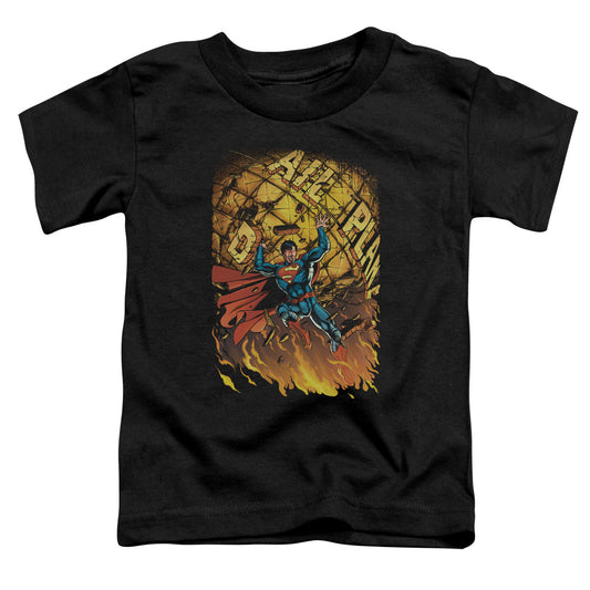 Superman™ - Toddler Kids T-Shirt (Ages 2-4) - Short Sleeve Toddler Tee - Superman #1 - Officially Licensed - 2T 3T 4T