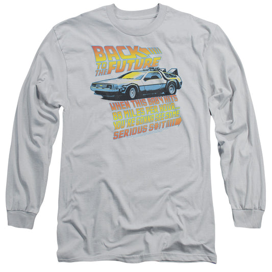 Back To The Future - 88 Mph Long Sleeve Adult 18/1 - Forces Of Mankind