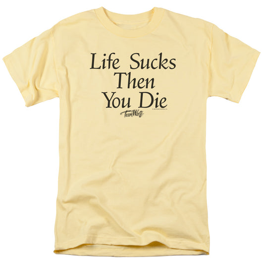 Teen Wolf™ Shirt - Officially Licensed - Adult Unisex Short Sleeve T-Shirt - Life Sucks