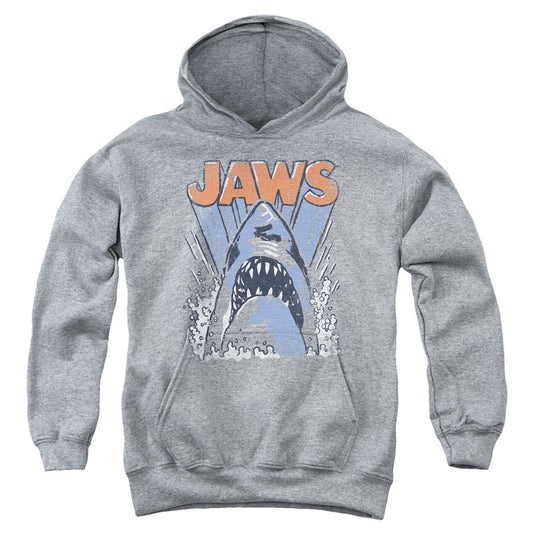 Jaws™ - Youth Kids Hoodie (Ages 7+) - Pull Over Youth Hoodie - Comic Splash - Officially Licensed
