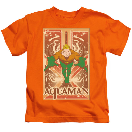 Aquaman™ Kids Shirt (Ages 4-7) - Officially Licensed - DC Comics - Fly - Short Sleeve Juvenile Kids T-Shirt - Size 4 5 6 7