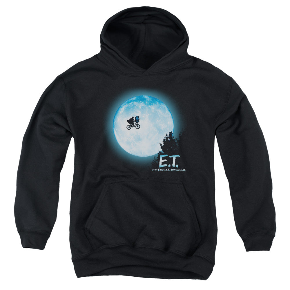 E.T.™ Youth Kids Hoodie (Ages 7+) - Moon Scene - Officially Licensed - Youth Pull Over Hoodie