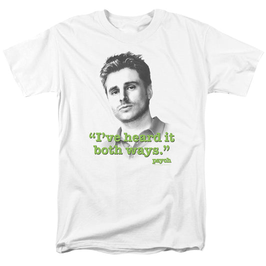 Psych™ TV Show Shirt - Officially Licensed - Adult Unisex Short Sleeve T-Shirt - Both Ways