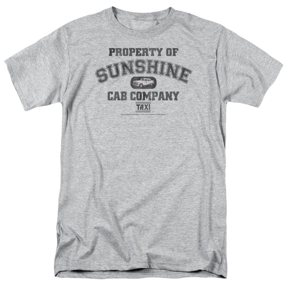 Taxi™ TV Show Shirt - Officially Licensed - Adult Unisex Short Sleeve T-Shirt - Property Of Sunshine Cab